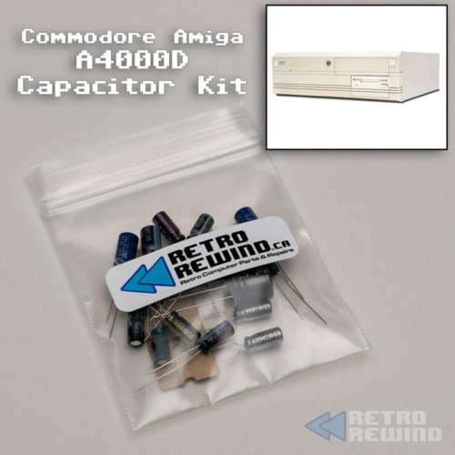 Commodore Amiga 4000D Capacitor Kit