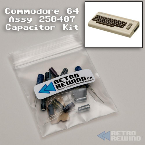 Commodore 64 Capacitor Kit - Assy 250407